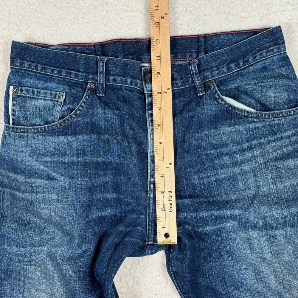 Raleigh Denim Martin Jeans 33 Mens White Oak Cone Denim Selvedge Indigo Slim - Picture 9 of 11